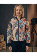 Blouson aus Jacquard im Geisha Stil