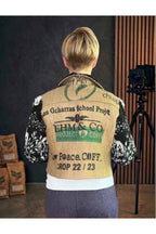 Jeansjacke mit Puffärmeln