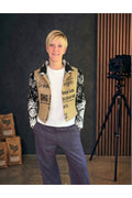 Jeansjacke mit Puffärmeln