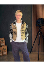 Jeansjacke mit Puffärmeln